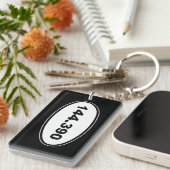 APRS周波数144.390アマチュアHamラジオ キーホルダー (正面右)