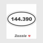 APRS周波数144.390アマチュアHamラジオ シール (シート)