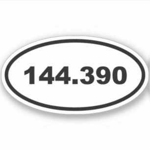 APRS周波数144.390アマチュアHamラジオ シール