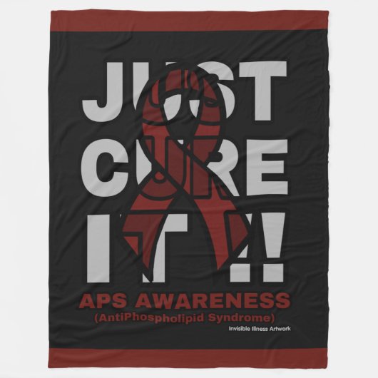 APSを治せ… フリースブランケット (正面)