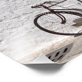 Apuliaの古い自転車と倉庫 フォトプリント (角)