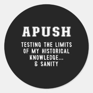 Apushテスト私の知識の正気Ap米国の歴史Ex ラウンドシール