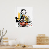 APxAdobe Matthewカレー山プレザント ポスター (キッチン)