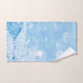 AQAUブルー輝くバブルバブルバスルーム用タオル バスタオルセット (ハンドタオル)