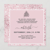 Aqeeqah| ムスリム女子招待状 招待状 (正面/裏面)