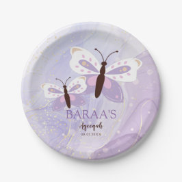 Aqeeqah Islamic Baby Girl Paper Plate ペーパープレート