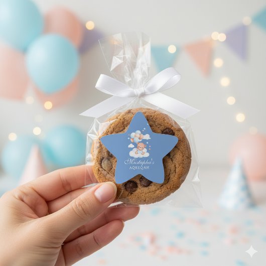 Aqiqah Baby Boy Star Sticker 星シール