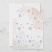 Aqiqah Invitation for Baby Boy Editable Blue Arch 招待状 (裏面)