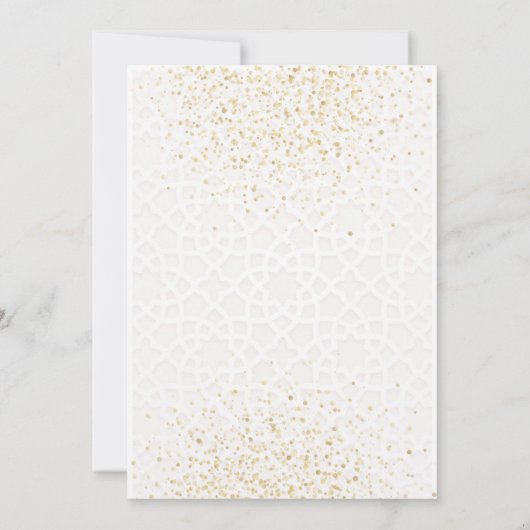 Aqiqah Pink Bow Girl Invitation 招待状 (裏面)