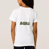 AQRAミニマリストロゴTシャツ Tシャツ (裏面)