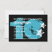 AQUAおよび黒10誕生日グランジパーティー 招待状 (裏面)