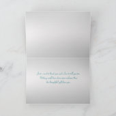 AquaとSilverのフローラサンキューカード サンキューカード (内部)