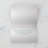 AquaとSilverのフローラサンキューカード サンキューカード (内部)