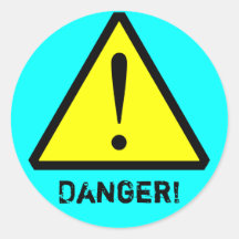 Aquaカスタマイズ警告可能シンボルのシール