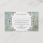 AQUAダマスグランジク美容師アポイントメントカード 予約カード (裏面)