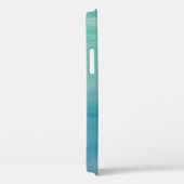 Aqua パーソナライズされた Water Color iPhone 12のケース名 Case-Mate iPhoneケース (裏面 / 右)