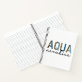 Aqua Aerobics Cheetah print Water aerobics gifts ノートブック (内部)