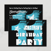 AQUA and BLACK 11th Barthday Party 11 Old V07 招待状 (正面/裏面)