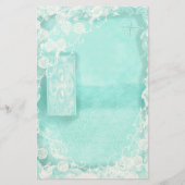 Aqua and Lace Junk Journal 便箋 (正面)