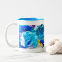 Aqua Art Design Coffee Mug