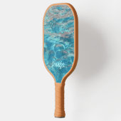 Aqua BlueとCoral Tropical Waterの名前 ピックルボールラケット (左)