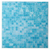 Aqua Blue Ceramic Tile タイル (正面)
