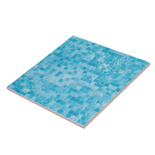 Aqua Blue Ceramic Tile タイル (側面)