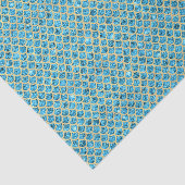 Aqua Blue Crushed Glass Mermaid Scales Decoupage 薄葉紙 (詳細)