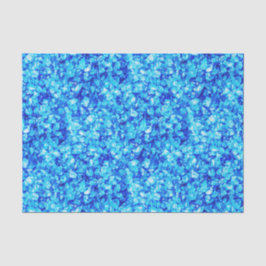 Aqua Blue Crushed Sea Glass Decoupage 薄葉紙