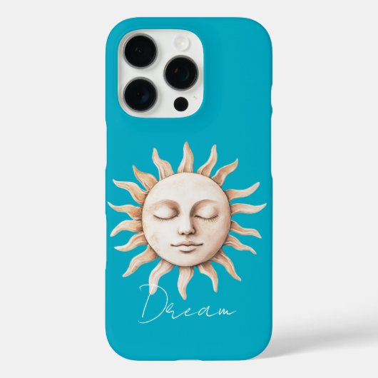 Aqua Blue dream Sicilian sun Case-Mate iPhoneケース (裏面)