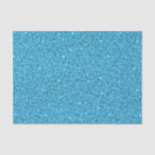 Aqua Blue Glittery Crushed Sea Glass  薄葉紙 (正面)