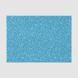 Aqua Blue Glittery Crushed Sea Glass  薄葉紙