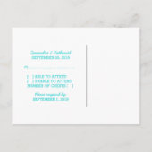 Aqua D20サイコロ対応はがき インビテーションポストカード (裏面)