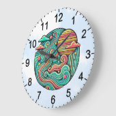 Aqua Dawn ラージ壁時計 (傾斜)