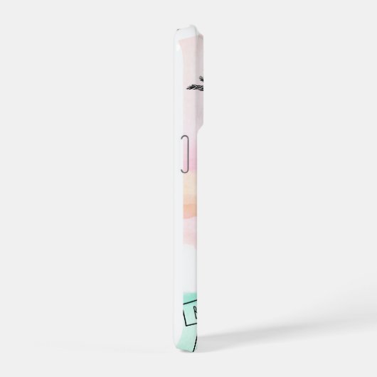 Aqua Escape Phone Cover iPhoneケース (右側面)