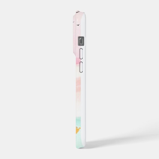 Aqua Escape Phone Cover iPhoneケース (左側面)