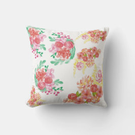 Aqua fleur クッション