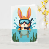 Aqua Friend Adventure Card カード (黄色い花)