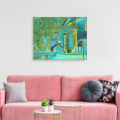 Aqua House 1 キャンバスプリント (インサイチュ (リビング))
