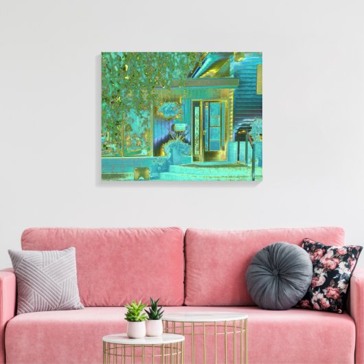 Aqua House 1 キャンバスプリント (インサイチュ (リビング))