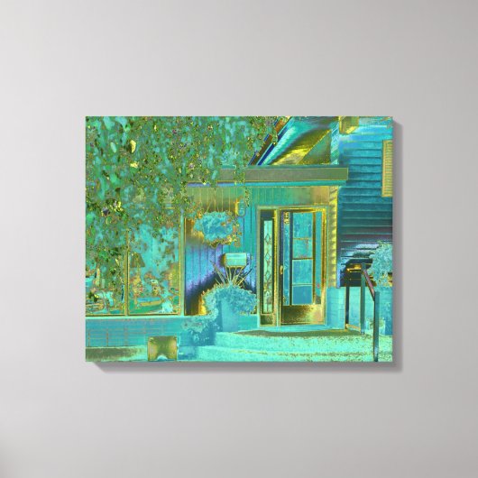 Aqua House 1 キャンバスプリント (正面)