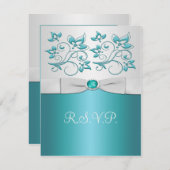 Aqua-marineおよびSilverリプライ・カードII 出欠カード (正面/裏面)