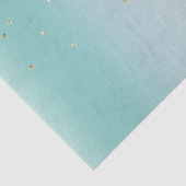 Aqua Mint Gold Sparkle Dots Christmas 薄葉紙 (詳細)