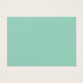 Aqua–Olive Smooth Gradient, Business Cards (裏面)