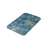 Aqua Onyx Marble：高解像度デザイン。 バスマット (アングル)