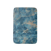 Aqua Onyx Marble：高解像度デザイン。 バスマット (正面縦)