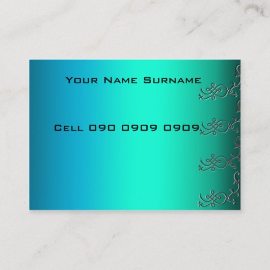 Aqua pixels名刺 名刺 (裏面)