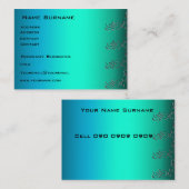 Aqua pixels名刺 名刺 (正面/裏面)