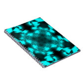 Aqua Plasma Symmetry Fractal Art ノートブック (右側)