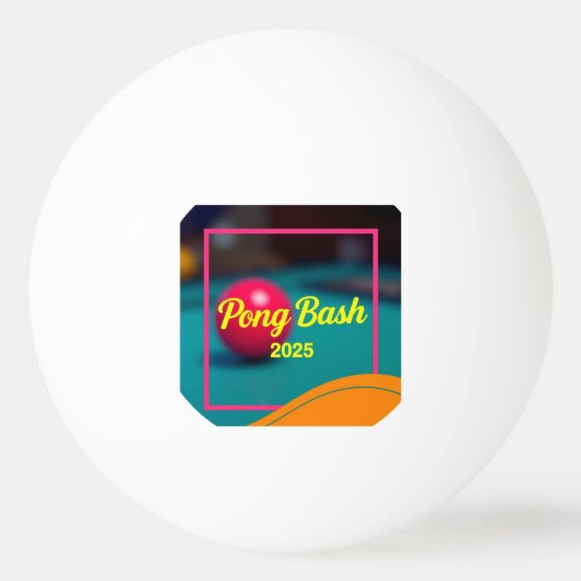 Aqua Pong Fiesta 卓球ボール (裏面)